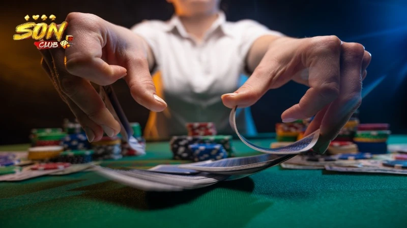 Tiến hành xếp bài